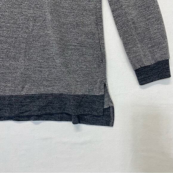Gray Ringer Knit Sweater Women’s Size Large - Picture 8 of 9